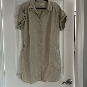 J. Crew Relaxed Fit Linen Shirtdress